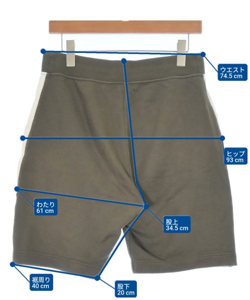 HERMES（エルメス）ショートパンツ カーキ サイズ:S メンズ/2200684934273