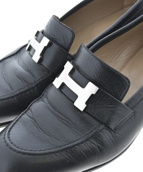 HERMES（エルメス）ビジネス・ドレスシューズ 黒 サイズ:EU39 1/2(24.5cm位) メンズ/2200685494028