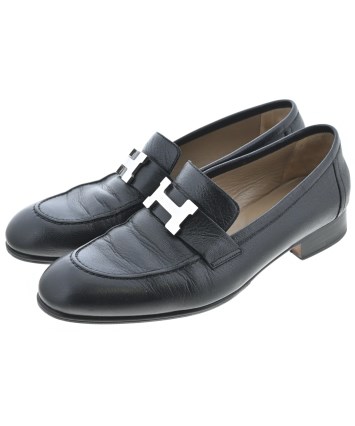 HERMES（エルメス）ビジネス・ドレスシューズ 黒 サイズ:EU39 1/2(24.5