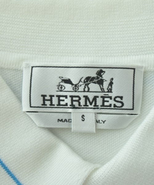 HERMES（エルメス）ポロシャツ 白 サイズ:S メンズ/2200685572016