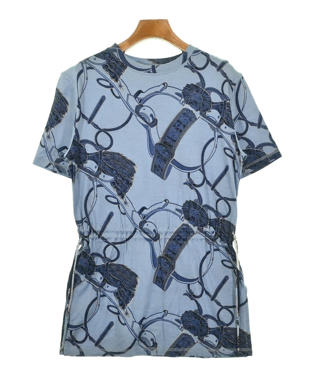 HERMES（エルメス）Tシャツ・カットソー 青 サイズ:34(XXS位