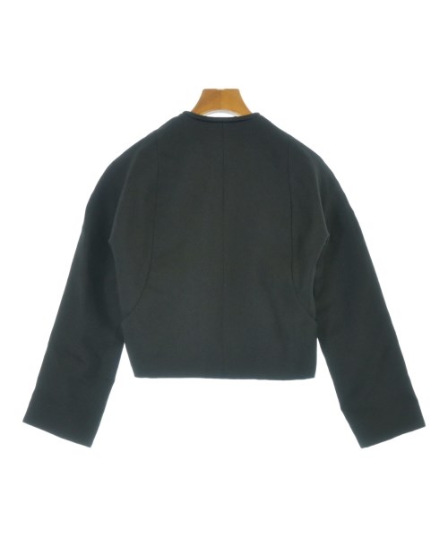 HERMES（エルメス）ノーカラージャケット 黒 サイズ:34(XXS位) レディース/2200682369022