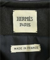 HERMES（エルメス）ノーカラージャケット 黒 サイズ:34(XXS位) レディース/2200682369022