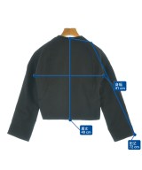 HERMES（エルメス）ノーカラージャケット 黒 サイズ:34(XXS位) レディース/2200682369022