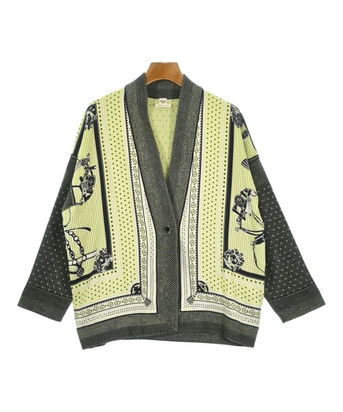 HERMES(エルメス)カーディガン 黄 サイズ:34(XXS位)/2200682369039