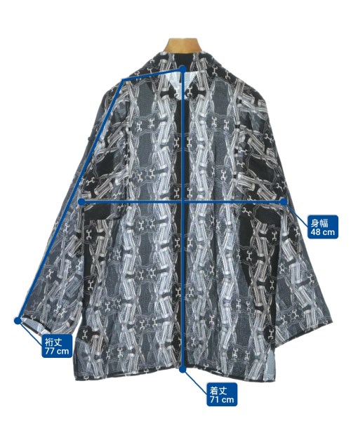 HERMES（エルメス）ブラウス 黒 サイズ:34(XXS位) レディース/2200682369091