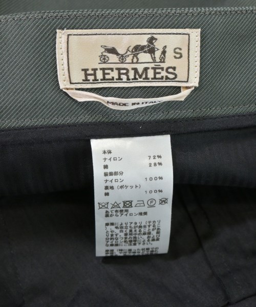 HERMES（エルメス）カーゴパンツ カーキ サイズ:S メンズ/2200686110019