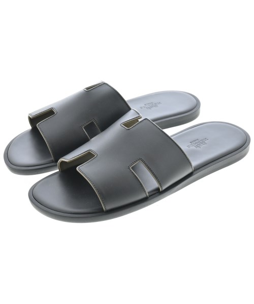 HERMES(エルメス)サンダル 黒 サイズ:EU40(25cm位)/2200686110057
