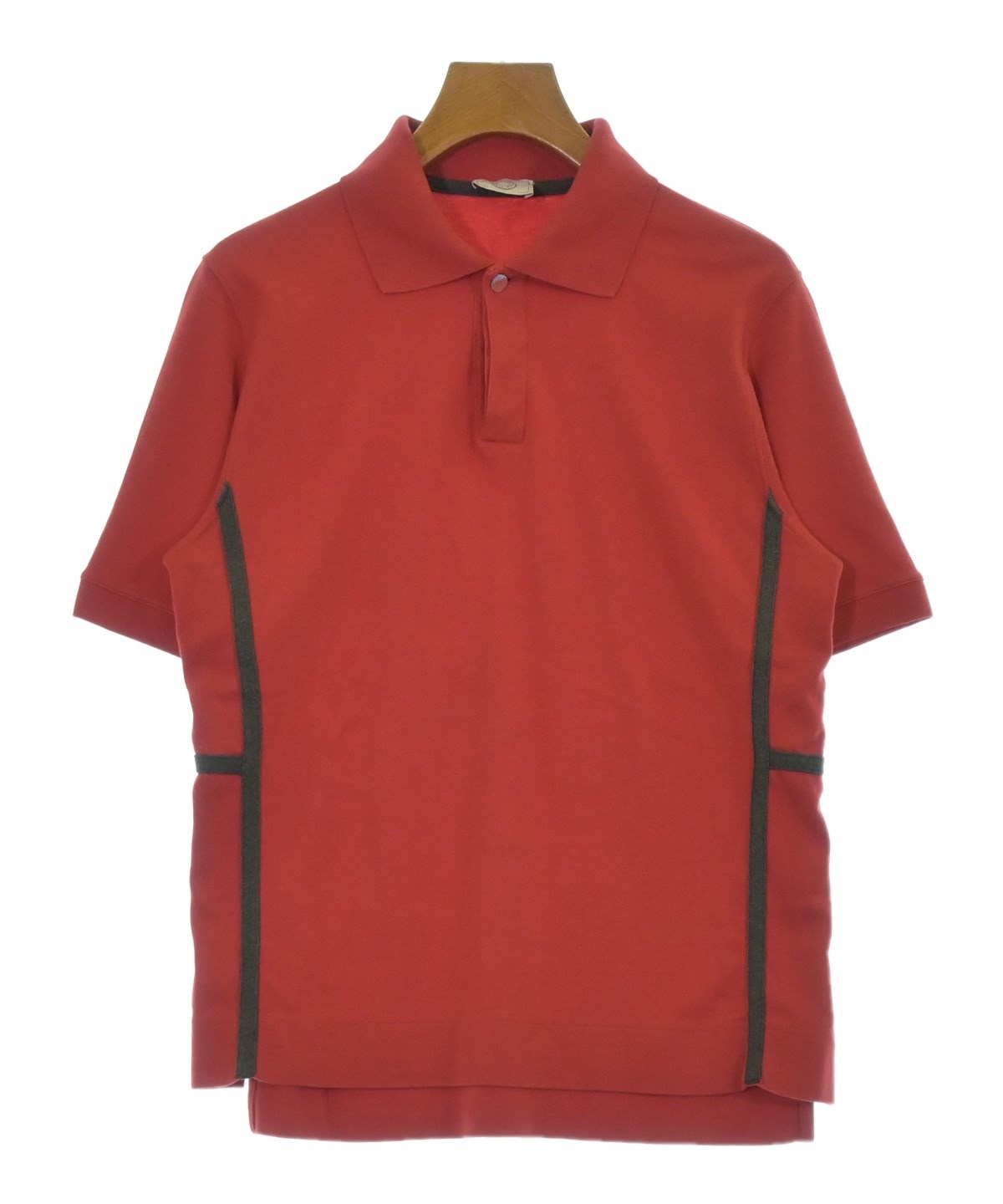 HERMES（エルメス）ポロシャツ 赤 サイズ:S レディース/2200687334070