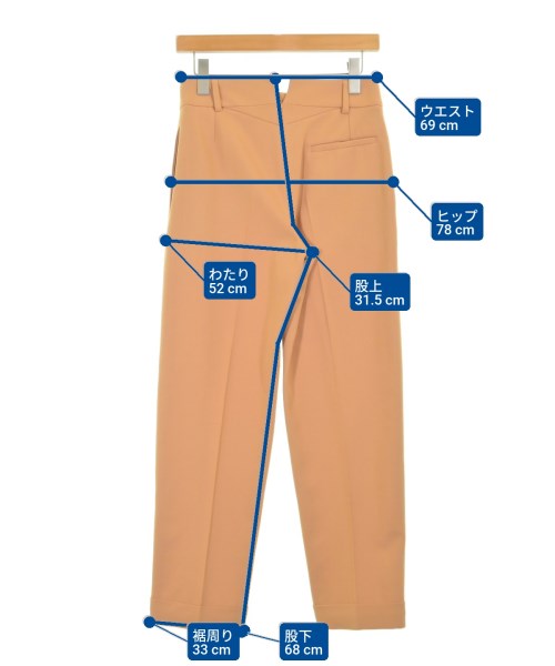 HERMES（エルメス）スラックス オレンジ サイズ:34(XXS位) レディース/2200688013028