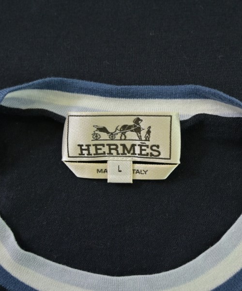HERMES（エルメス）ニット・セーター 紺 サイズ:L メンズ/2200688702038