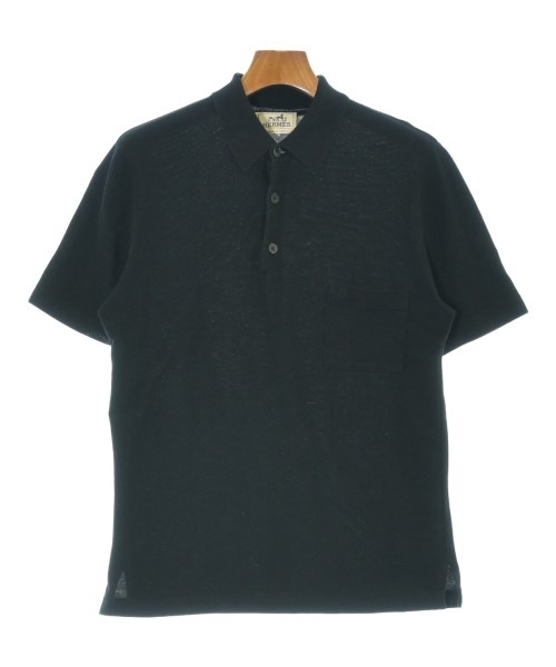 HERMES(エルメス)ポロシャツ 黒 サイズ:S/2200690158021