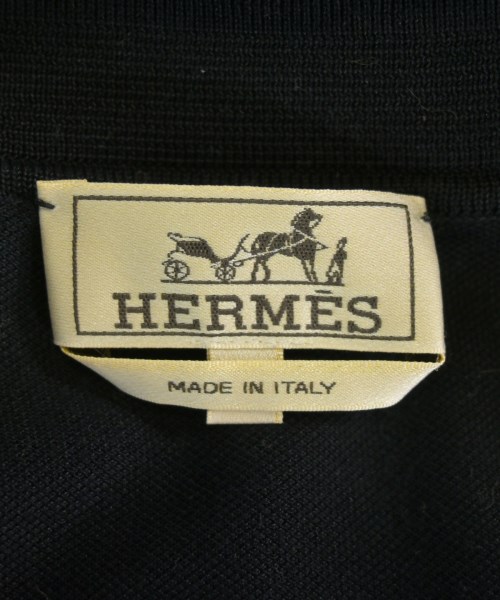 HERMES（エルメス）ポロシャツ 黒 サイズ:S メンズ/2200690158021