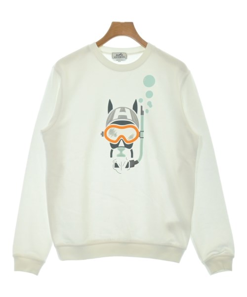 HERMES(エルメス)スウェット 白 サイズ:M/2200690578072