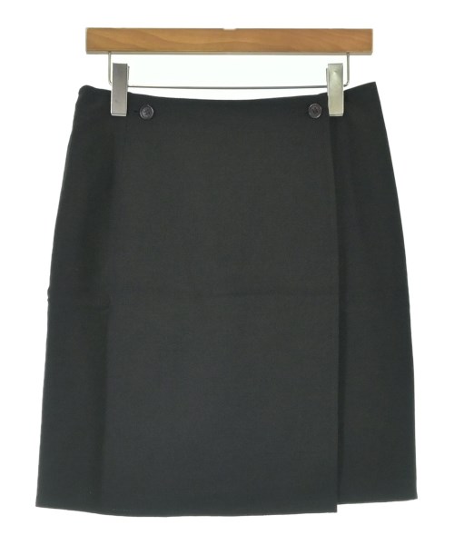 HERMES(エルメス)ひざ丈スカート 黒 サイズ:38(S位)/2200680599322