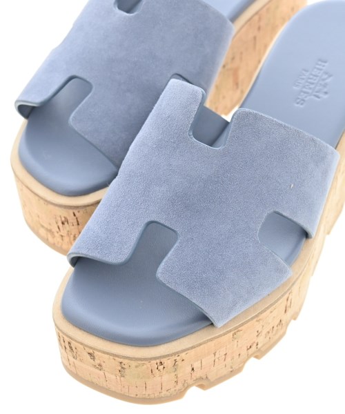 HERMES（エルメス）サンダル 青 サイズ:-(22cm位) レディース/2200690729016