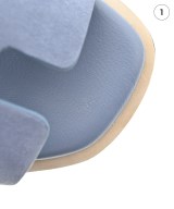 HERMES（エルメス）サンダル 青 サイズ:-(22cm位) レディース/2200690729016