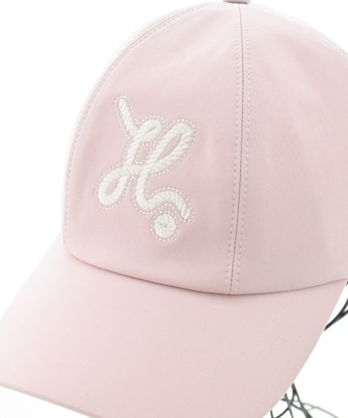 HERMES（エルメス）キャップ ピンク サイズ:58 レディース/2200690729030
