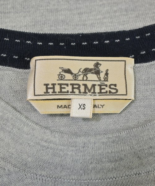 HERMES（エルメス）ニット・セーター グレー サイズ:XS メンズ/2200690751024