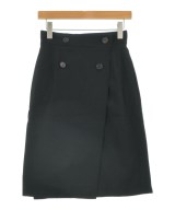 HERMES（エルメス）ひざ丈スカート 黒 サイズ:38(S位) レディース/2200691045047