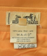 HERMES（エルメス）ひざ丈スカート オレンジ サイズ:38(S位) レディース/2200691215037