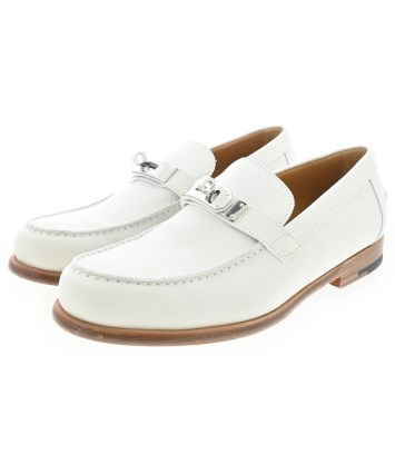 HERMES（エルメス）ビジネス・ドレスシューズ 白 サイズ:EU39 1/2(24.5 