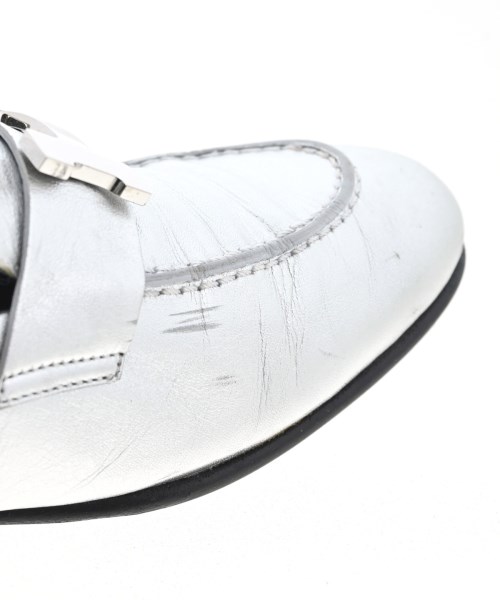 HERMES（エルメス）ドレスシューズ/ローファー シルバー サイズ:EU37 1/2(24cm位) レディース/2200691515014