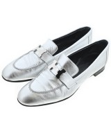 HERMES（エルメス）ドレスシューズ/ローファー シルバー サイズ:EU37 1/2(24cm位) レディース/2200691515014