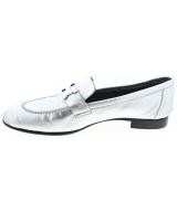 HERMES（エルメス）ドレスシューズ/ローファー シルバー サイズ:EU37 1/2(24cm位) レディース/2200691515014