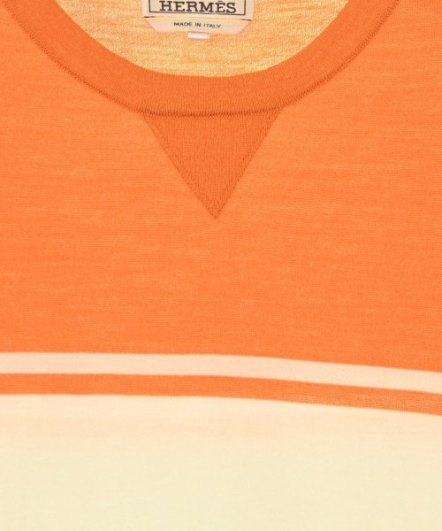 HERMES（エルメス）ニット・セーター オレンジ サイズ:XL メンズ/2200691534015