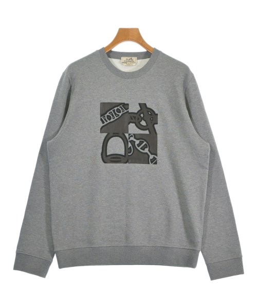 HERMES(エルメス)スウェット グレー サイズ:XL/2200691659060