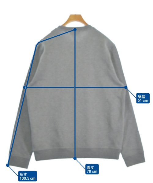HERMES（エルメス）スウェット グレー サイズ:XL メンズ/2200691659060