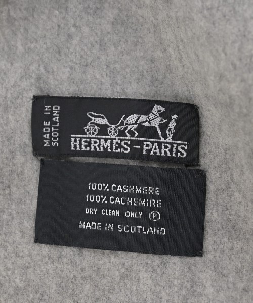 HERMES（エルメス）マフラー グレー サイズ:- メンズ/2200691728285