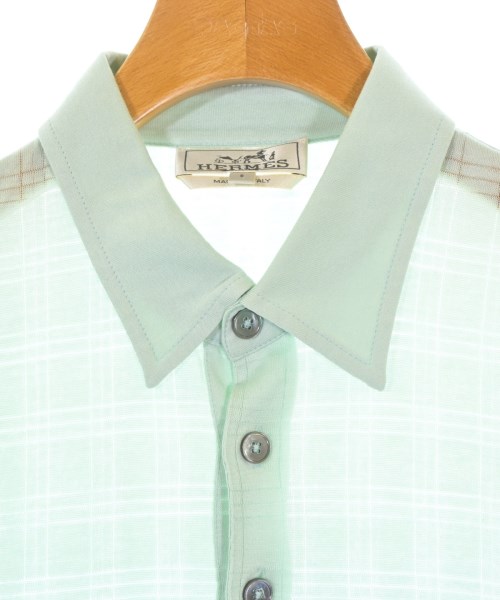 HERMES（エルメス）ポロシャツ 緑 サイズ:S メンズ/2200692228012