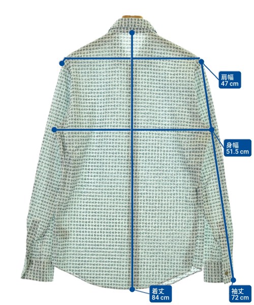 HERMES（エルメス）カジュアルシャツ 白 サイズ:40(L位) メンズ/2200692228029