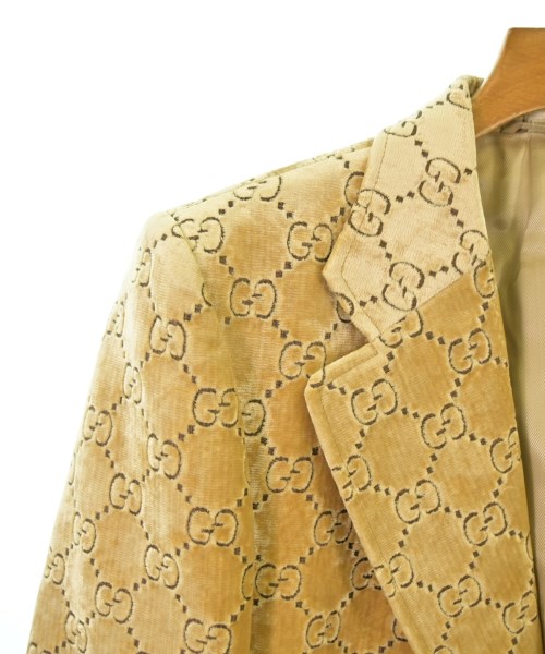 GUCCI（グッチ）テーラードジャケット ベージュ サイズ:46(M位) メンズ/2200405575020