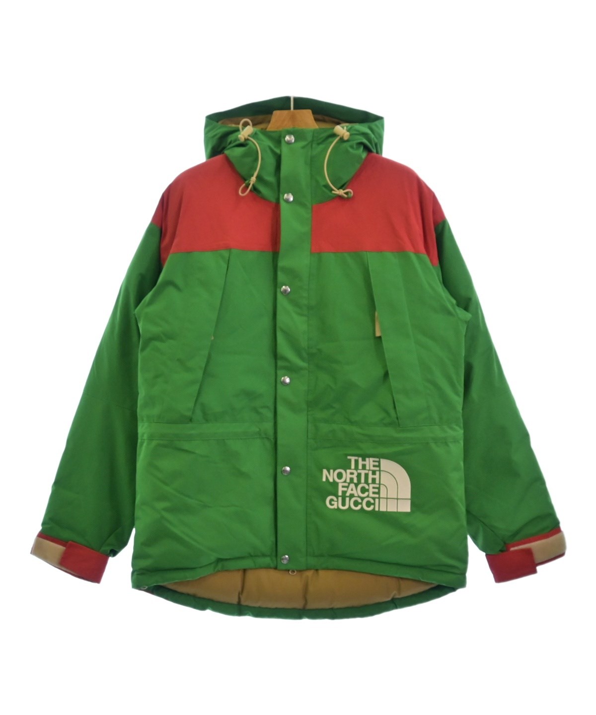 GUCCI（グッチ）ダウンジャケット/ダウンベスト 緑 サイズ:M メンズ