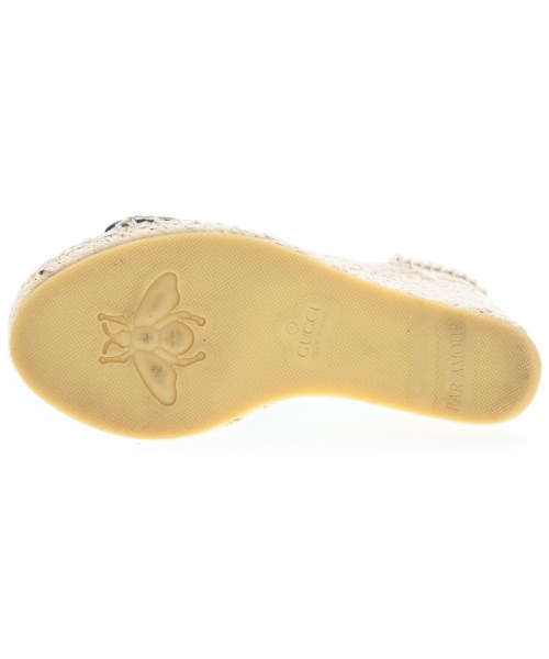 GUCCI（グッチ）サンダル ベージュ サイズ:EU34 1/2(21cm位) レディース/2200387968087