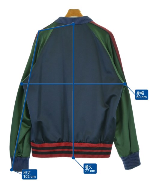 GUCCI（グッチ）スタジャン 紺 サイズ:56(XXL位) メンズ/2200392414029