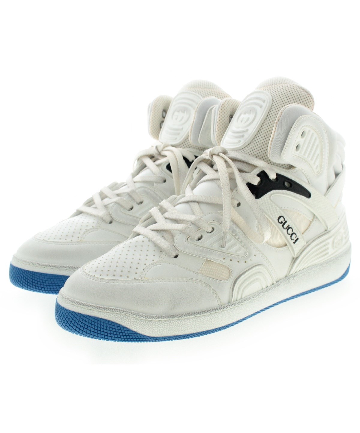 GUCCI（グッチ）スニーカー 白 サイズ:UK6 1/2(25cm位) メンズ