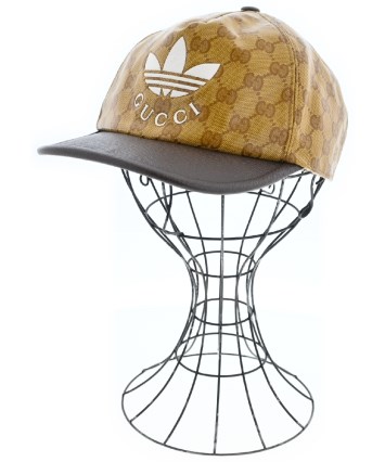 GUCCI（グッチ）キャップ 茶 サイズ:L(59cm) メンズ/2200458457052