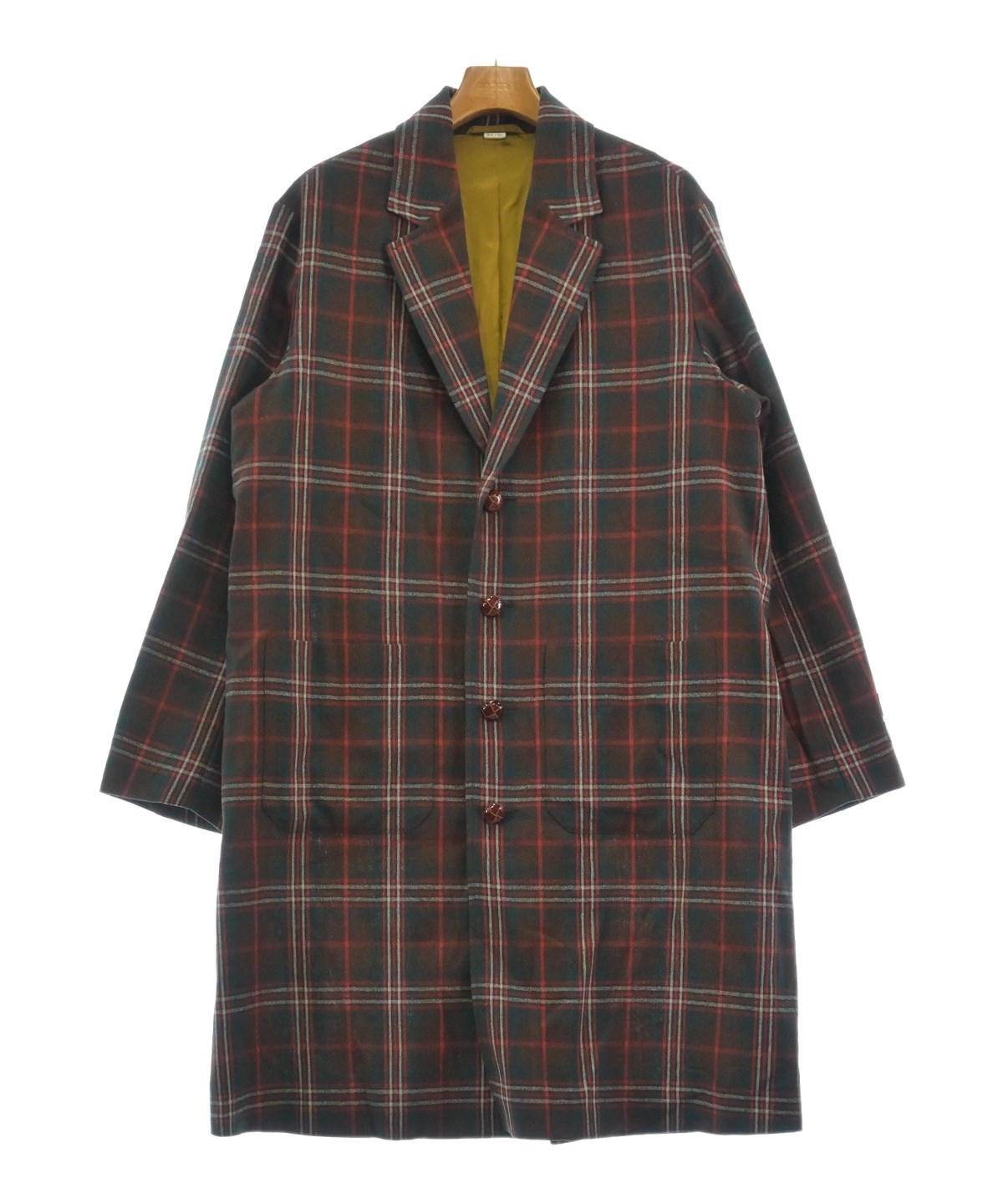 GUCCI チェスターコート サイズ44 GUCCI（グッチ）チェスターコート 赤 サイズ:44(S位) メンズ