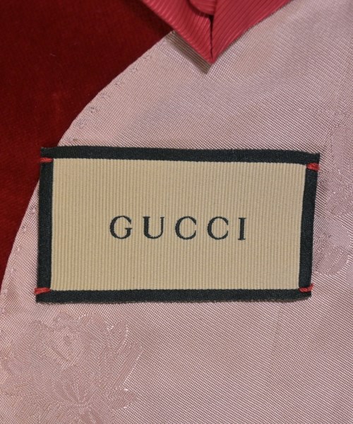GUCCI（グッチ）テーラードジャケット 赤 サイズ:44(S位) メンズ/2200462421070