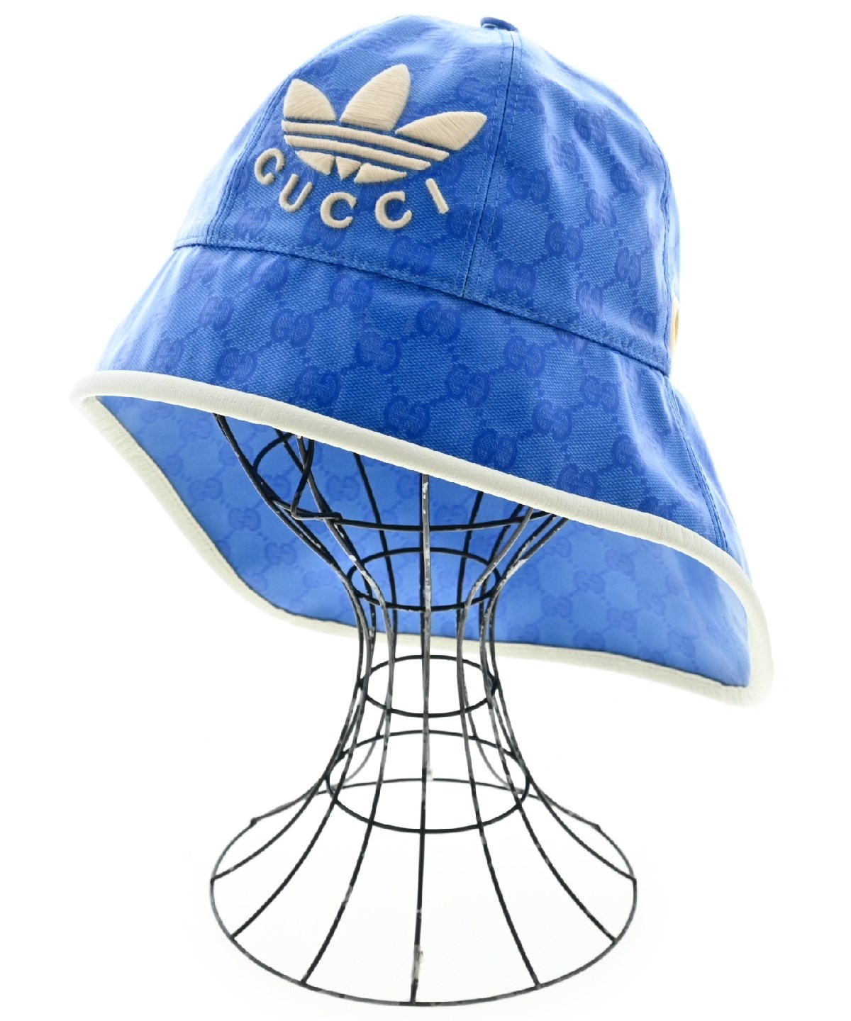 GUCCI（グッチ）ハット 青 サイズ:S メンズ/2200464530039