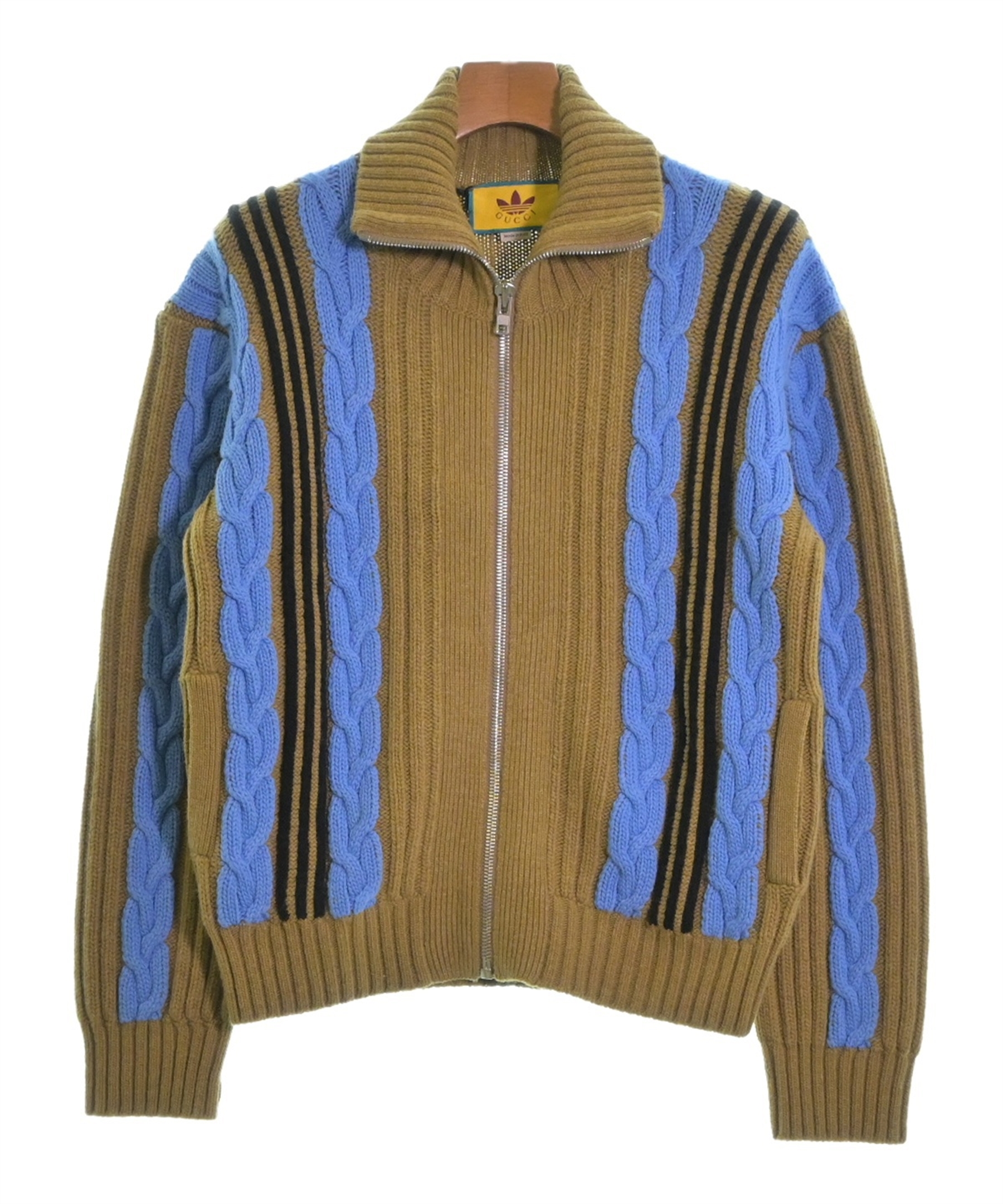 GUCCI（グッチ）ニット・セーター カーキ サイズ:M メンズ