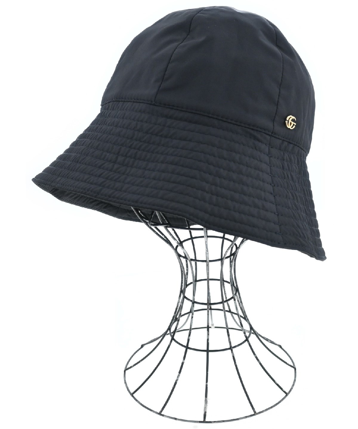 GUCCI グッチ ハット 黒 56cm 4103624E0566 GUCCI グッチ ハット 56cm 黒 【古着】【中古】
