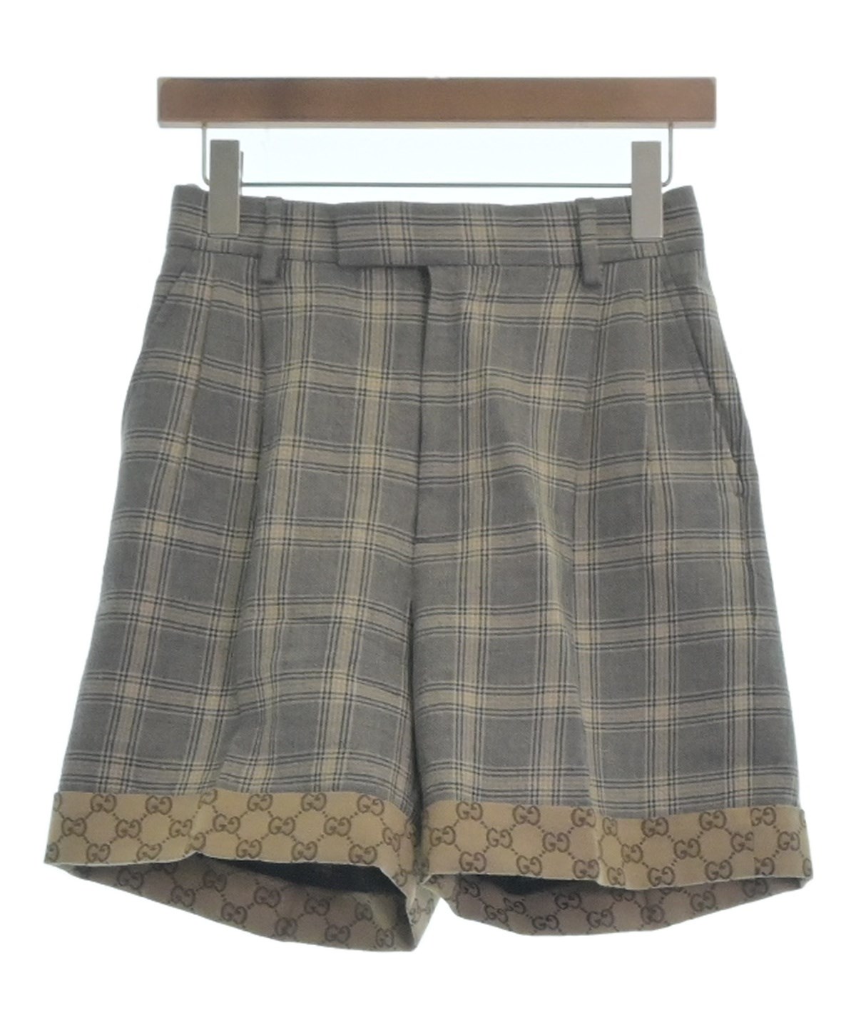 GUCCI（グッチ）ショートパンツ グレー サイズ:36(XS位) レディース 