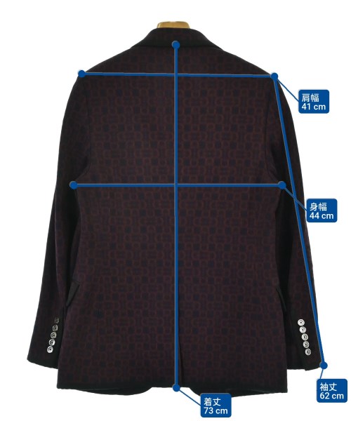 GUCCI（グッチ）テーラードジャケット 赤 サイズ:48(L位) メンズ/2200426041023