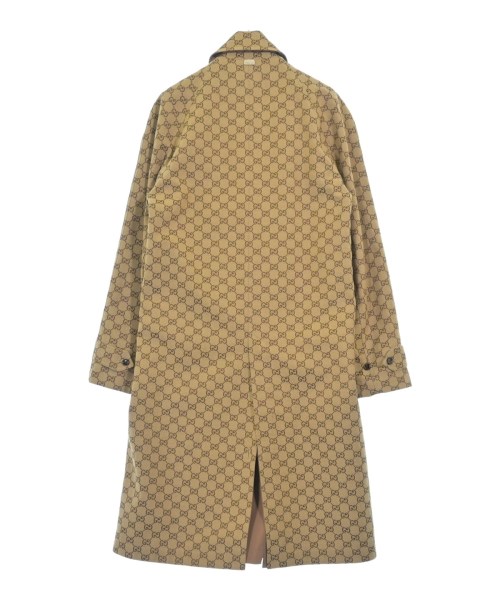 GUCCI（グッチ）ステンカラーコート 茶 サイズ:44(S位) メンズ/2200480054014