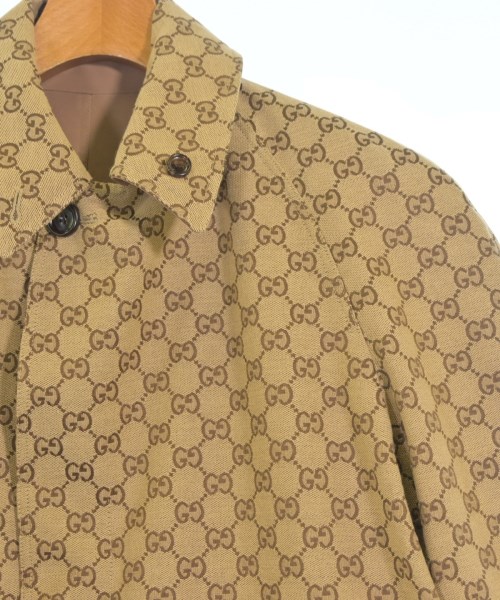 GUCCI（グッチ）ステンカラーコート 茶 サイズ:44(S位) メンズ/2200480054014